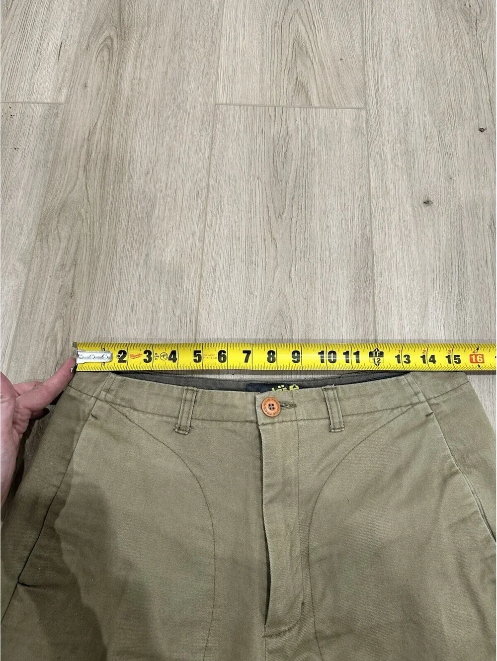 Freshjive Mens 30x29 Khaki Cargo Pants Vintage 1990s Skater Thrasher Gear